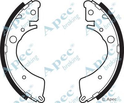 APEC BRAKING shu435 -  Комплект тормозных колодок